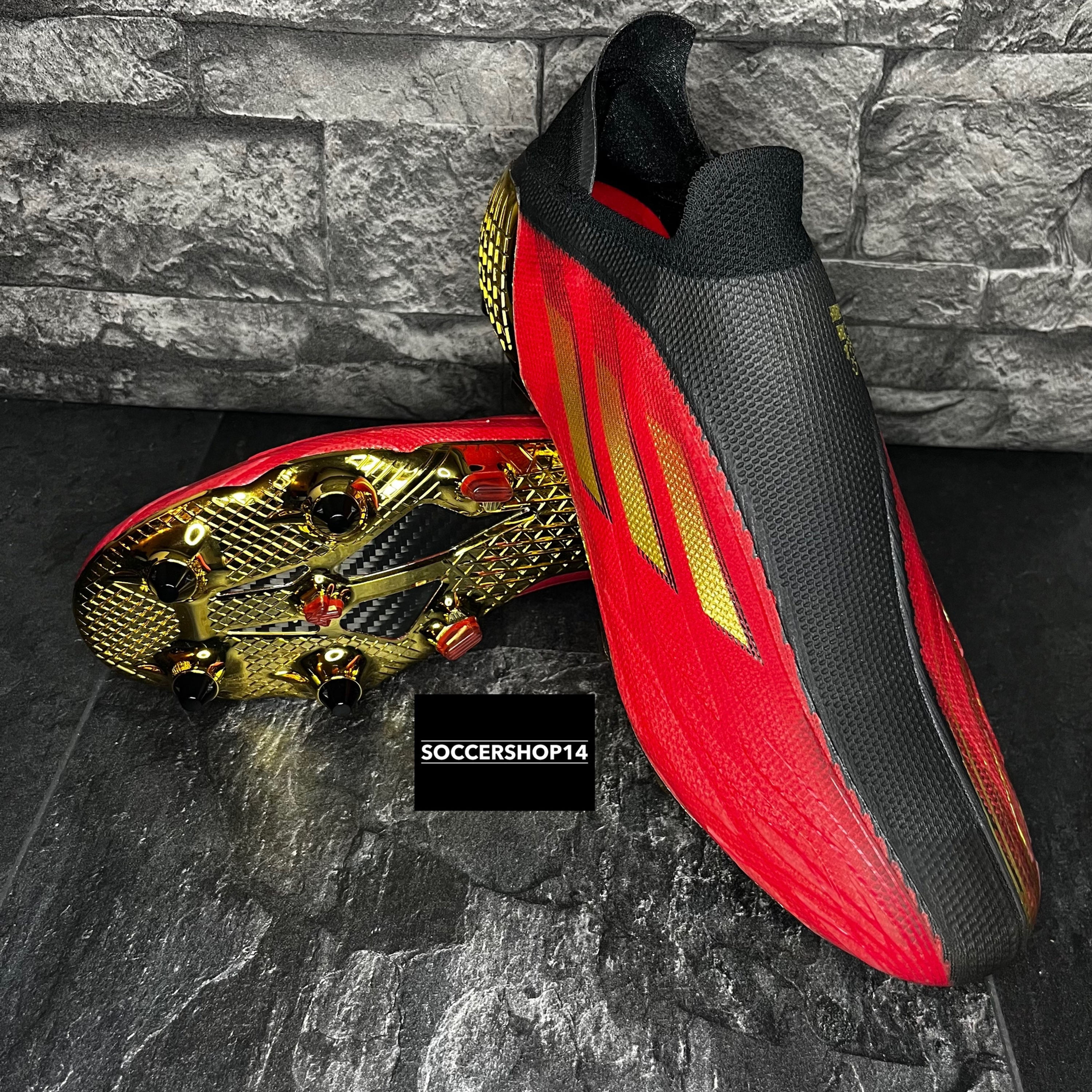Adidas X Speedflow+ SG red/black/gold SAMPLE GY4983