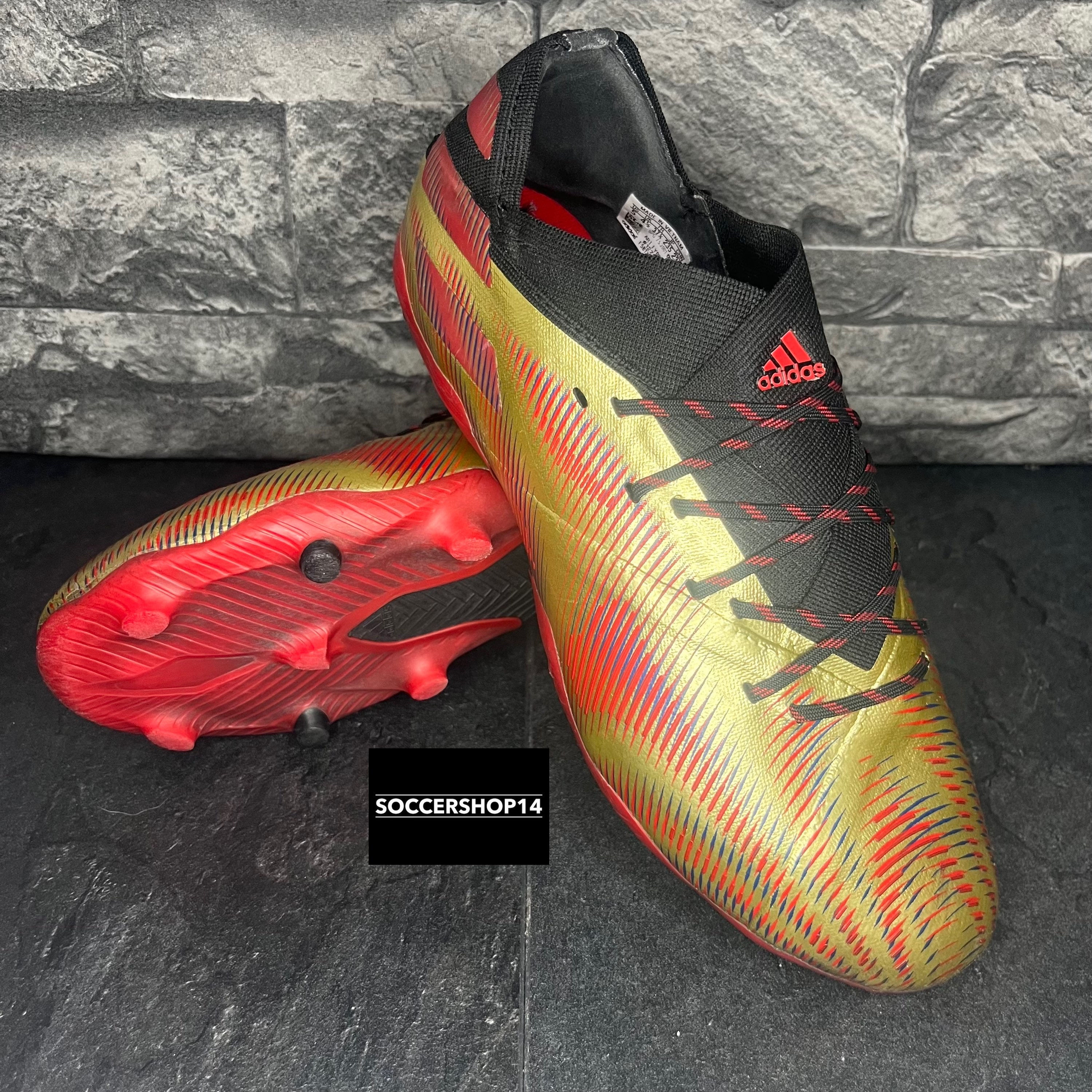 Adidas Nemeziz 19.1 Messi FG gold/red/black FY0806