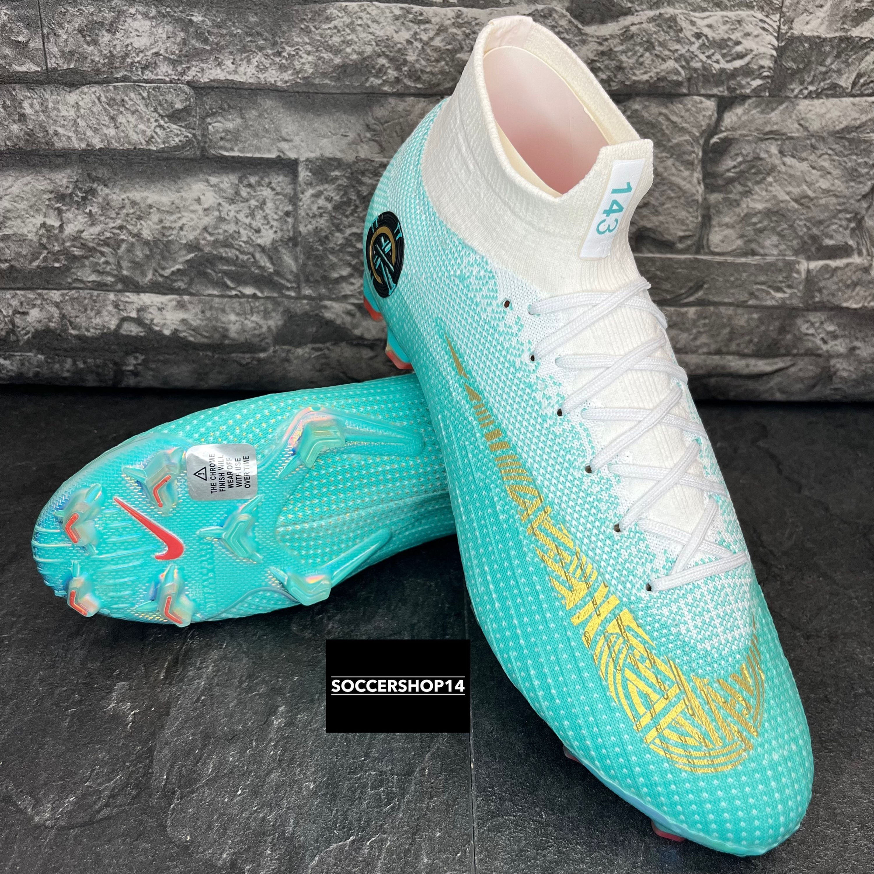 Nike Mercurial Superfly XI Elite CR7 FG Edição Especial turquoise AJ3547-391