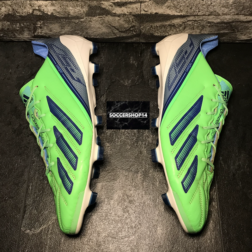 Thumbnail: Adidas Adizero F50 FG green/blue leather G65305
