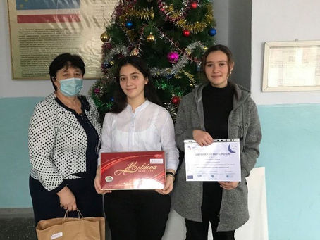 Басараб Анна и Бошку Екатерина приняли участие в конкурсе "NOAPTEA CERCETĂTORILOR EUROPENI".Браво!