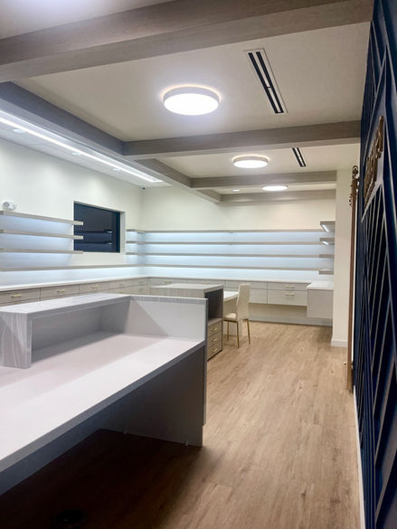 Modern  Eyes minimalist retail space interior design