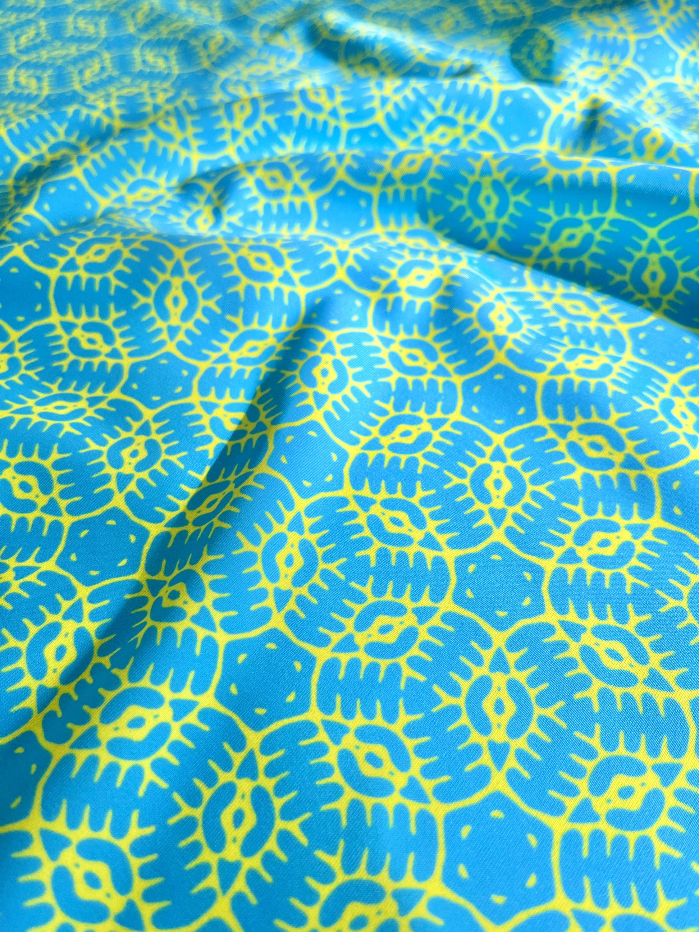 COUPON 48cm ALINTA LAGOON - tissu swimwear / sportwear