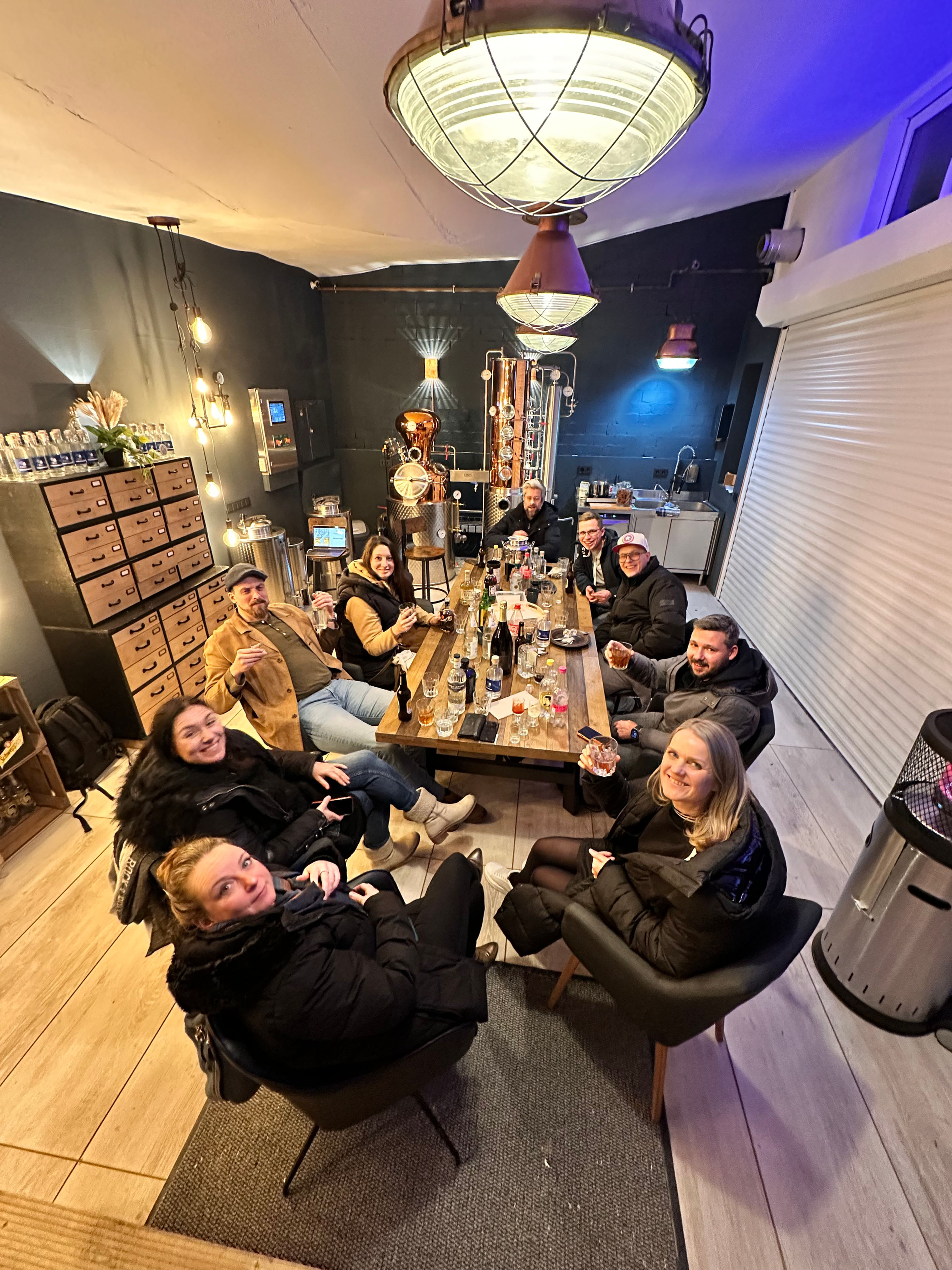 Gin Tasting in der Giniti Destllerie