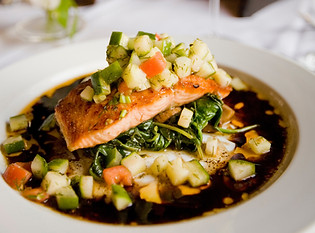 gebackener Lachs
