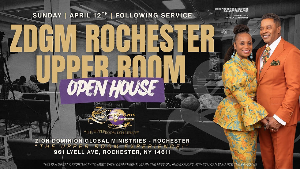 The Upper Room Experience! Open House