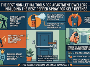 The Best Non-Lethal Tools for Apartment Dwellers Including the Best Pepper Spray for Self Defense