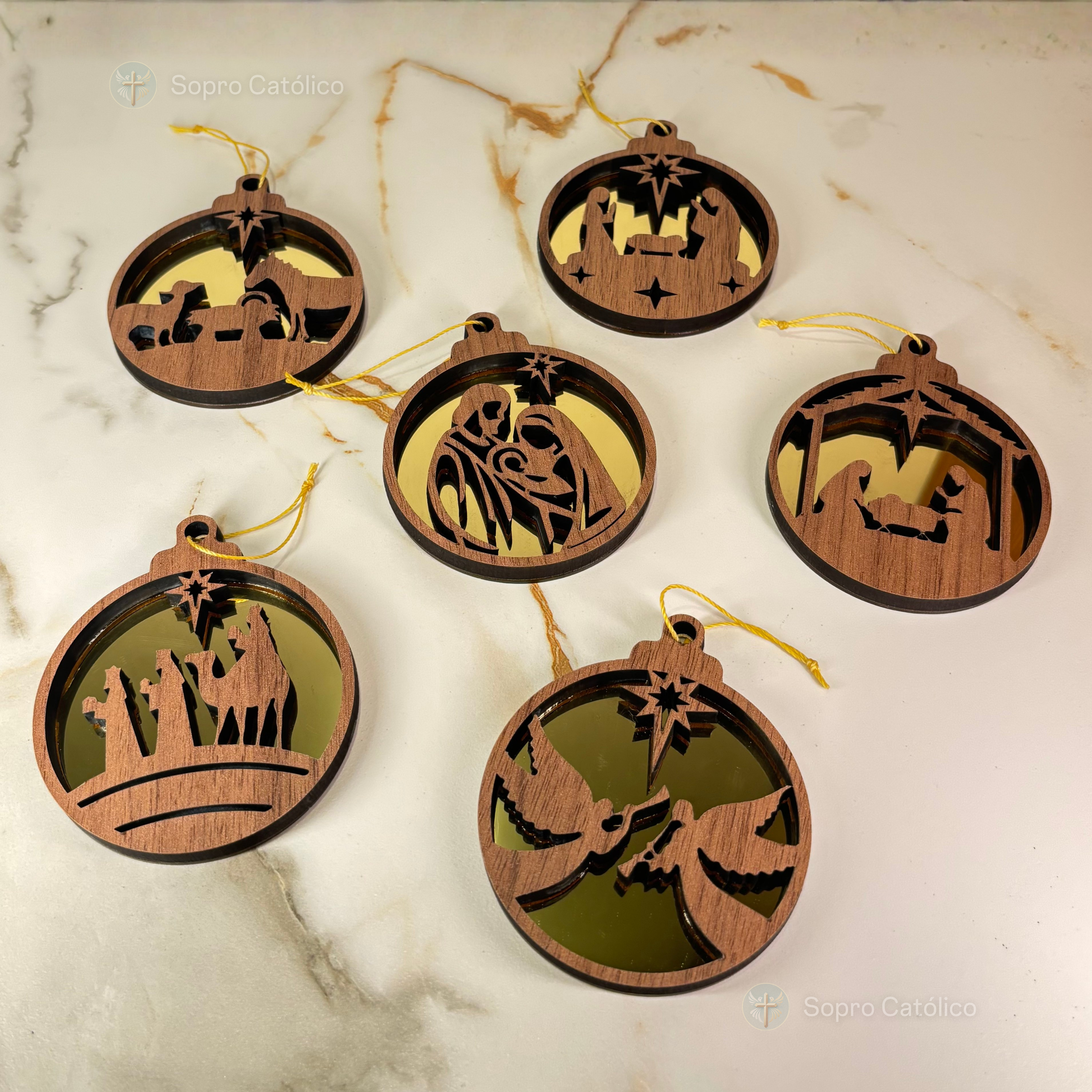 Bolas de Natal (6 Unidades)