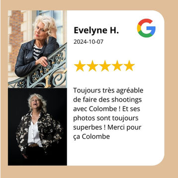 Les avis clients mettent en avant une photographe reconnue pour sa capacité à mettre à l’aise dès les premiers instants lors des shootings solo. Les personnes photographiées soulignent une approche bienveillante, professionnelle et attentive, permettant de se sentir en confiance même sans habitude d’être devant l’objectif. Les séances se déroulent dans une atmosphère détendue, favorisant des portraits naturels, expressifs et fidèles à la personnalité de chacun. La qualité des images, l’écoute et l’accompagnement sont régulièrement mentionnés, avec une grande satisfaction quant au résultat final et une recommandation fréquente pour des portraits personnels ou professionnels.
