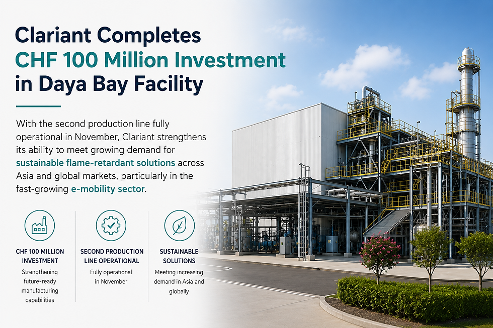 Clariant Scales Up Daya Bay Operations
