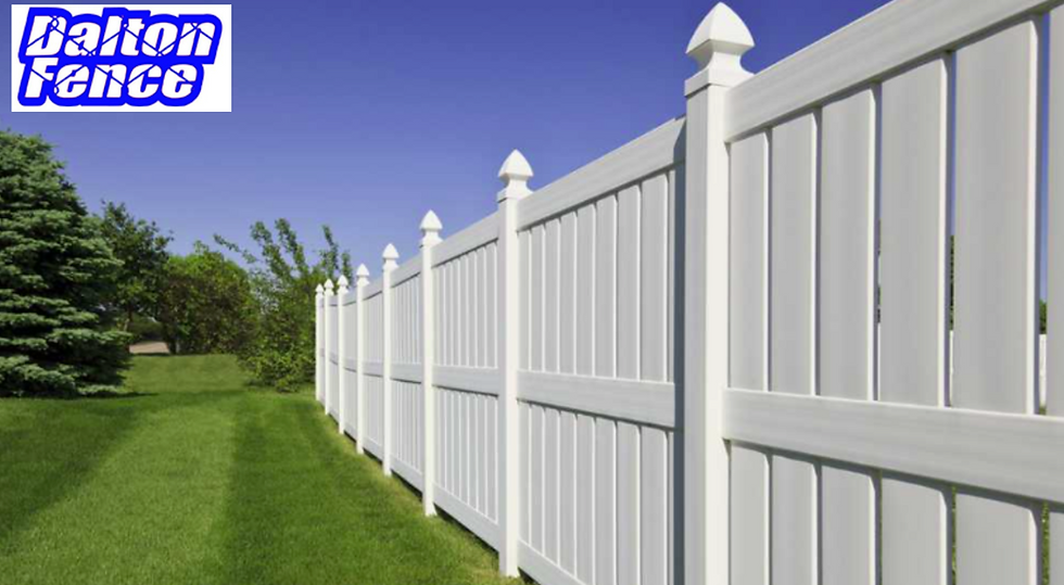 Vinyl fencing installation