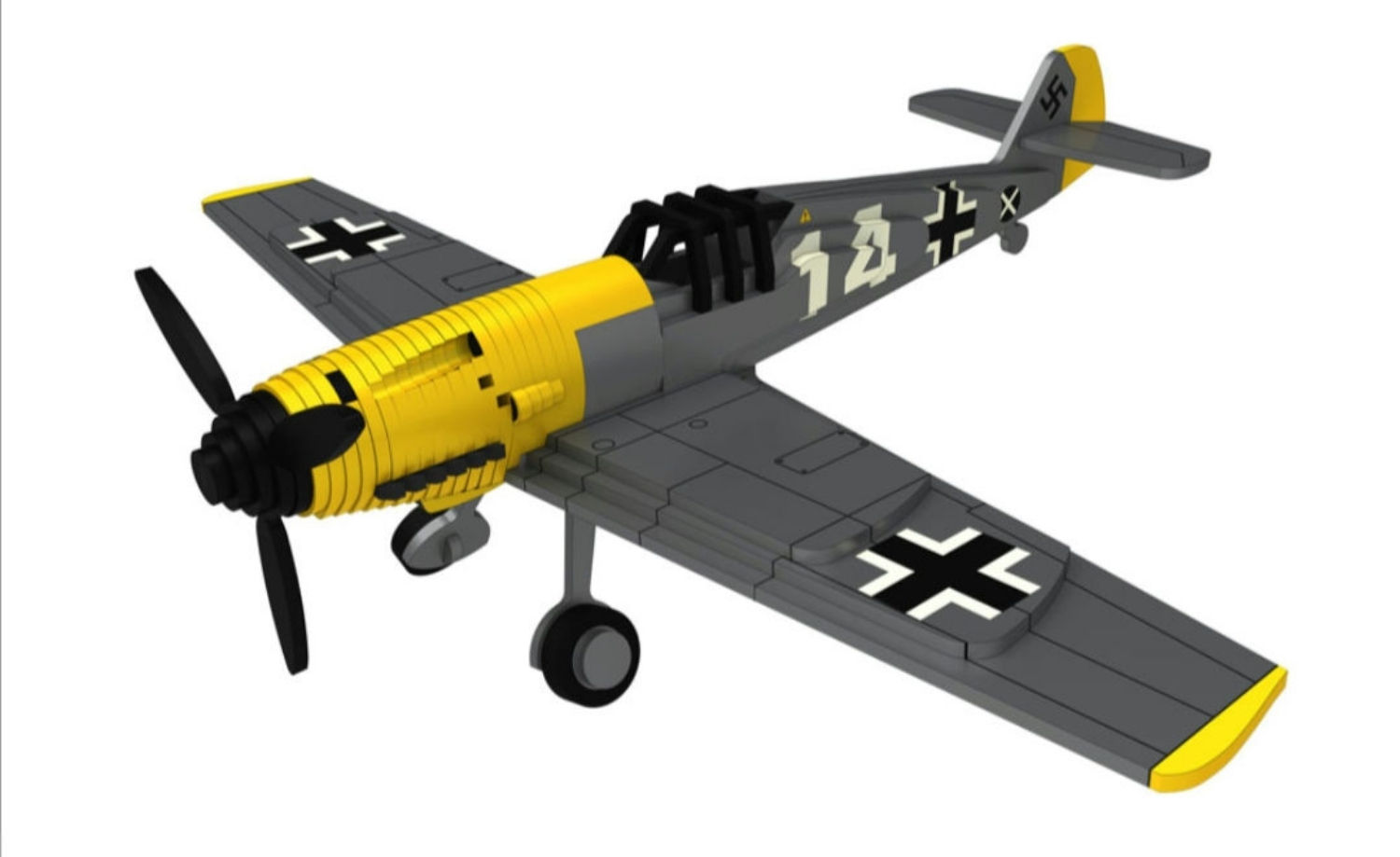 WWII The Messerschmitt BF109 Plane