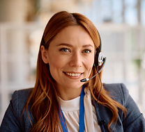 Happy Customer Service Rep