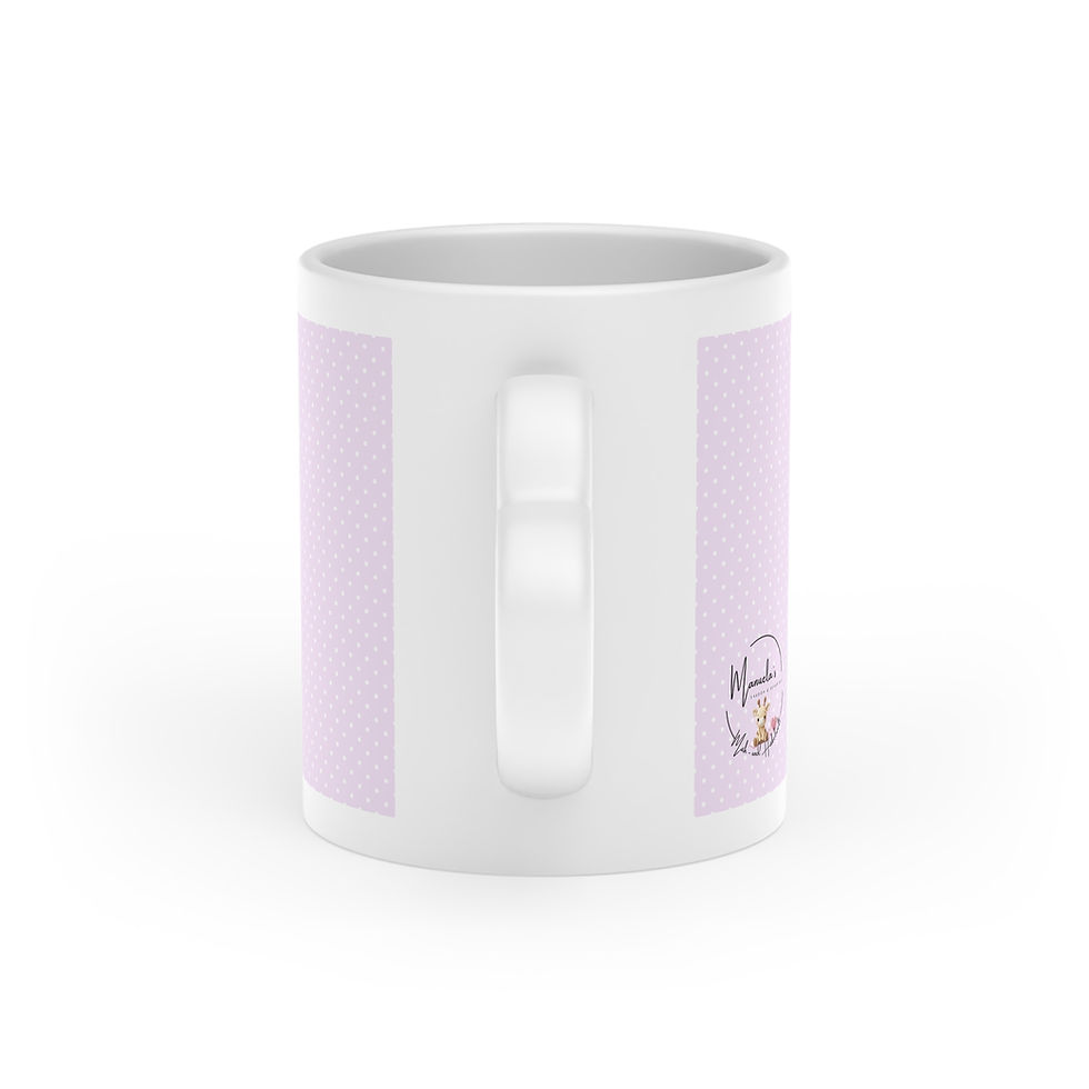 Miniaturbild: Tasse mit herzförmigem Henkel Löwe Wolle kaufen zählt als Selbstfürsorge Geschenk für Häkelfans