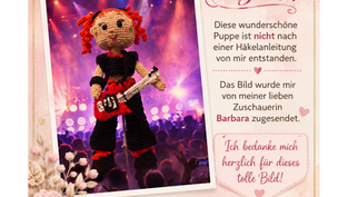 🌸 Mit viel Herz gehäkelt – Barbaras wunderschöne Puppen