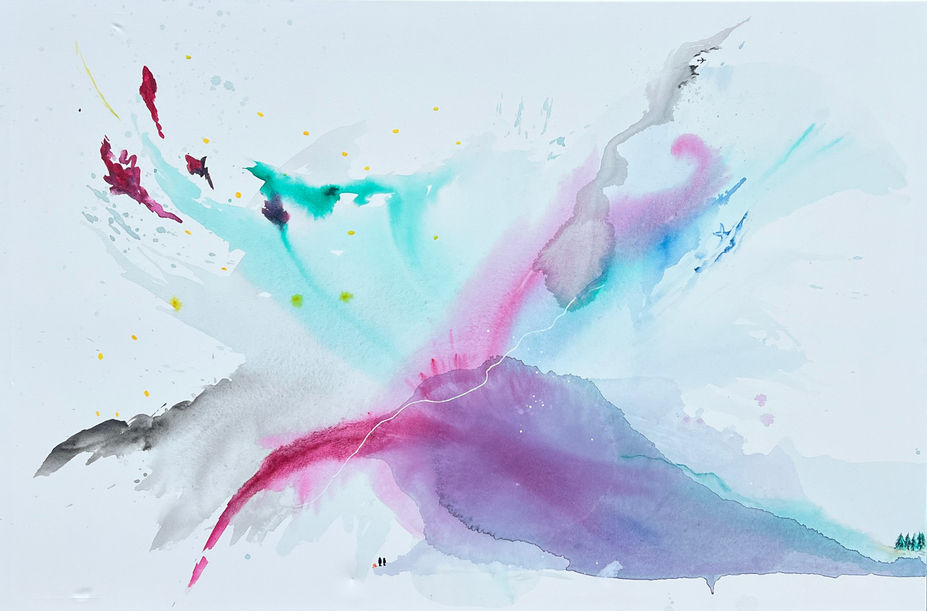 2023, 100x150 cm, mixed media on canvas