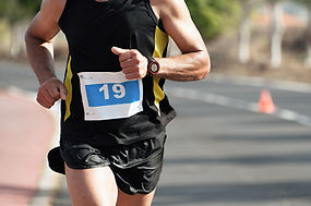 Man Running Race