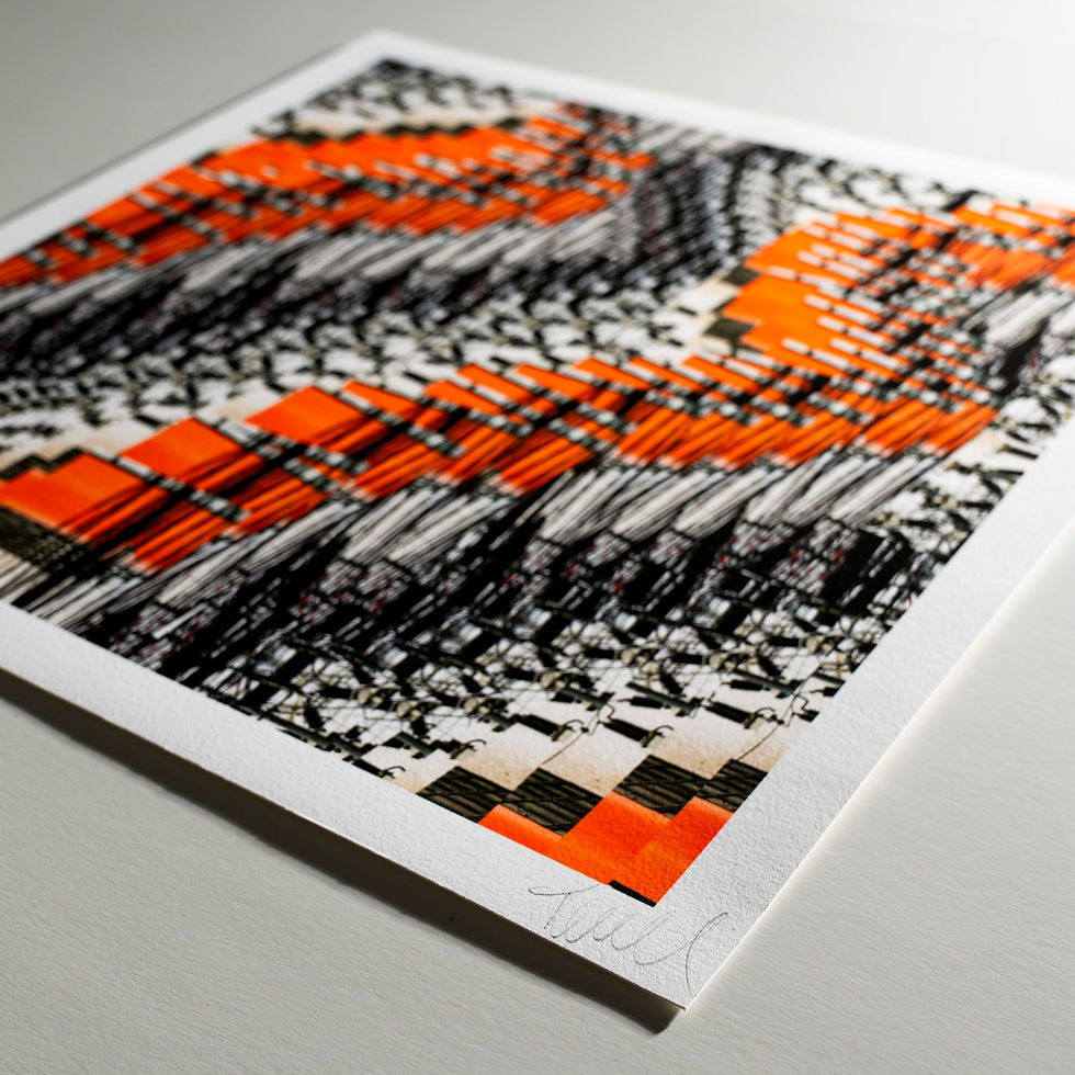 Thumbnail: Bankok Orange– Fine Art Print von Florian Seidel, Studio Seidel, im Detail