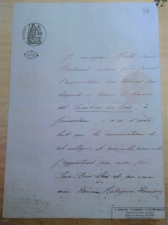 LETTRE DE BERTHE AMELIE BERTRANT AVEC TA