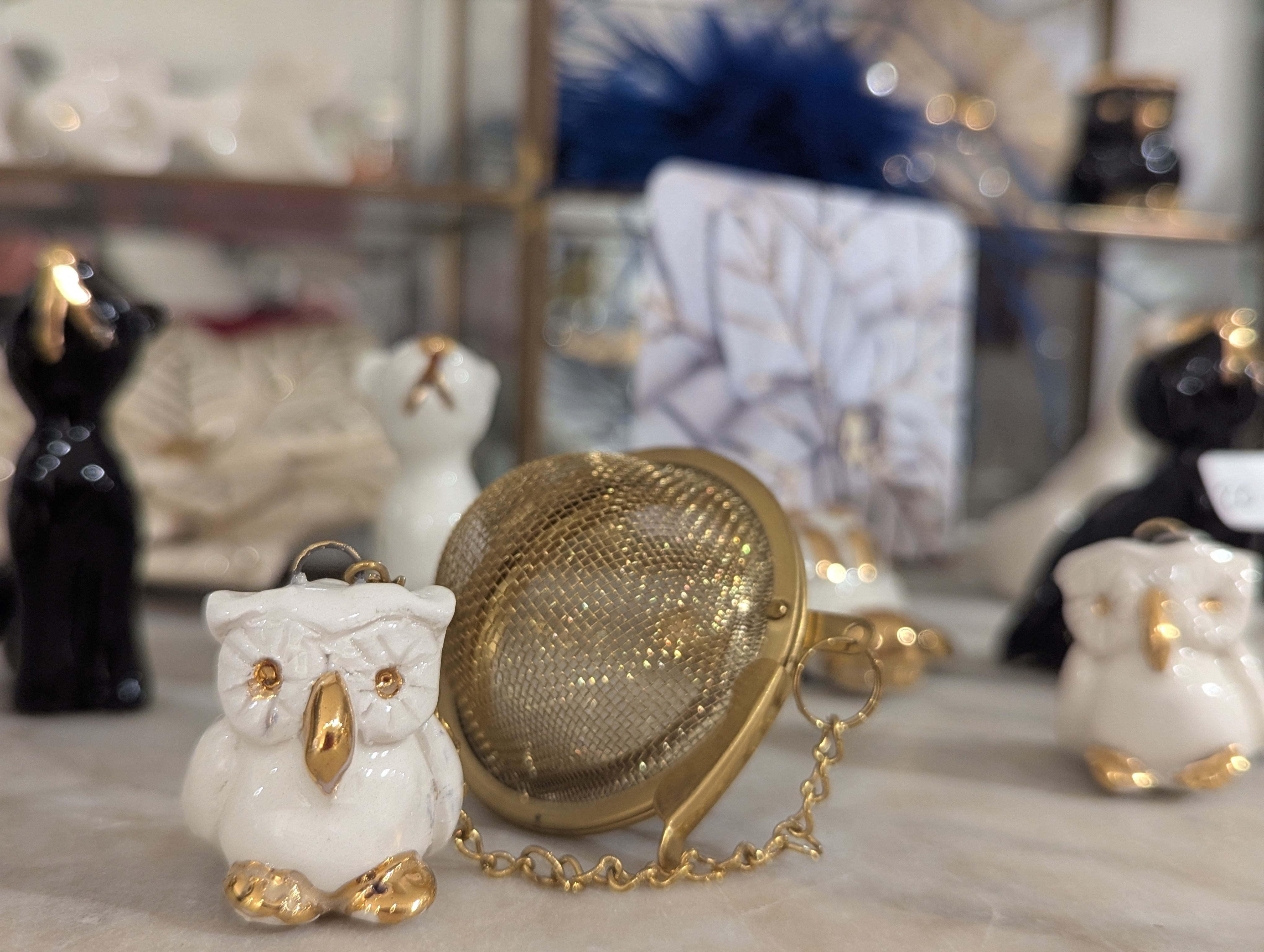 Hibou diffuseur à thé 