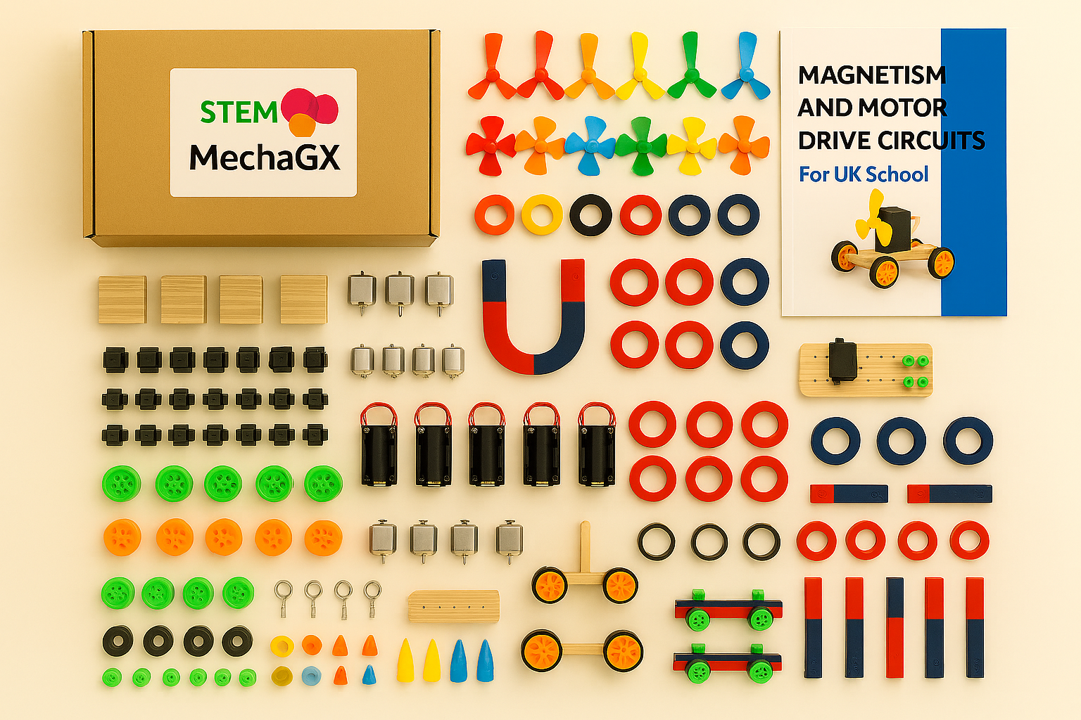 STEM-Magnetism and Motor Drive Kit