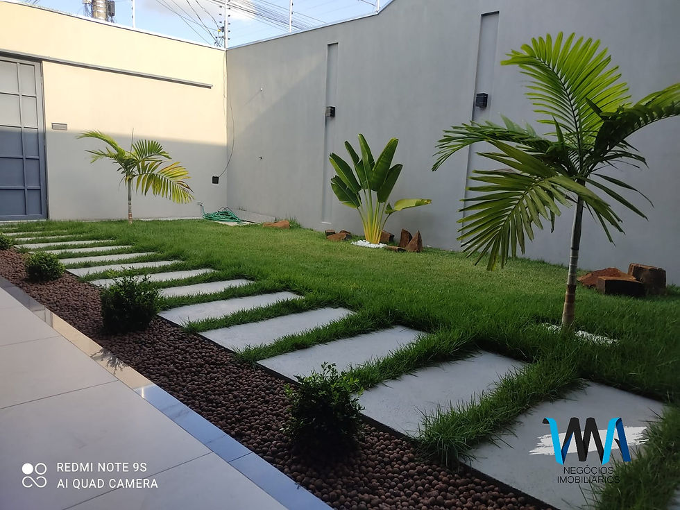 Miniatura: Bela Casa Alto Padrão, 3 Quartos, 2 Suítes, Área Gourmet, Jardim, Espaço Piscina