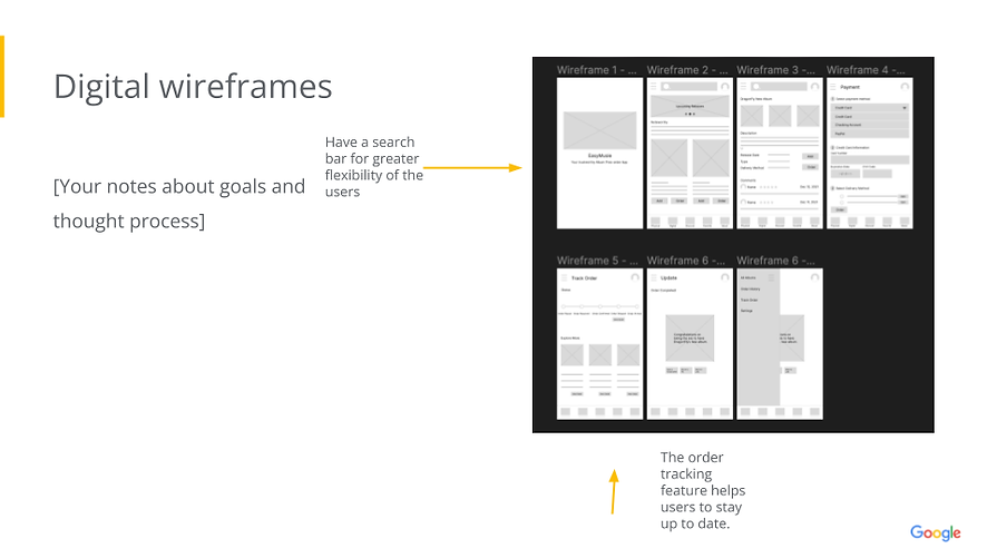 Google UX Design Certificate - Portfolio Project 1 - Case study slide deck [Template] (11)