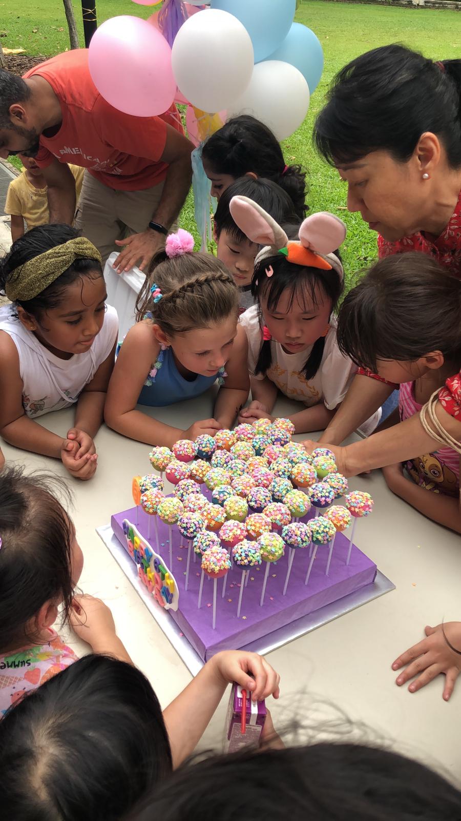 Birthday party run by KidsCamp Singapore