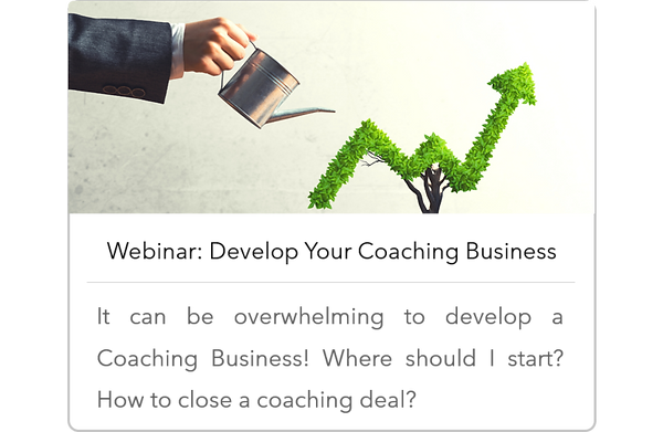 Develop Your Coaching Business Webinar