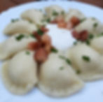 Pirohy s kyslou smotanou a slaninkou (250 g)