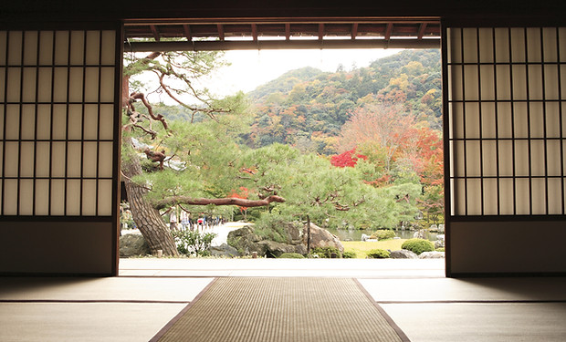 View of Meditation Garden
