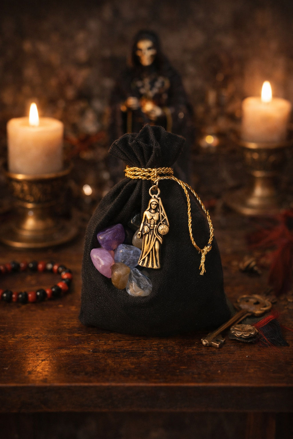 Santa Muerte Mojo Bag