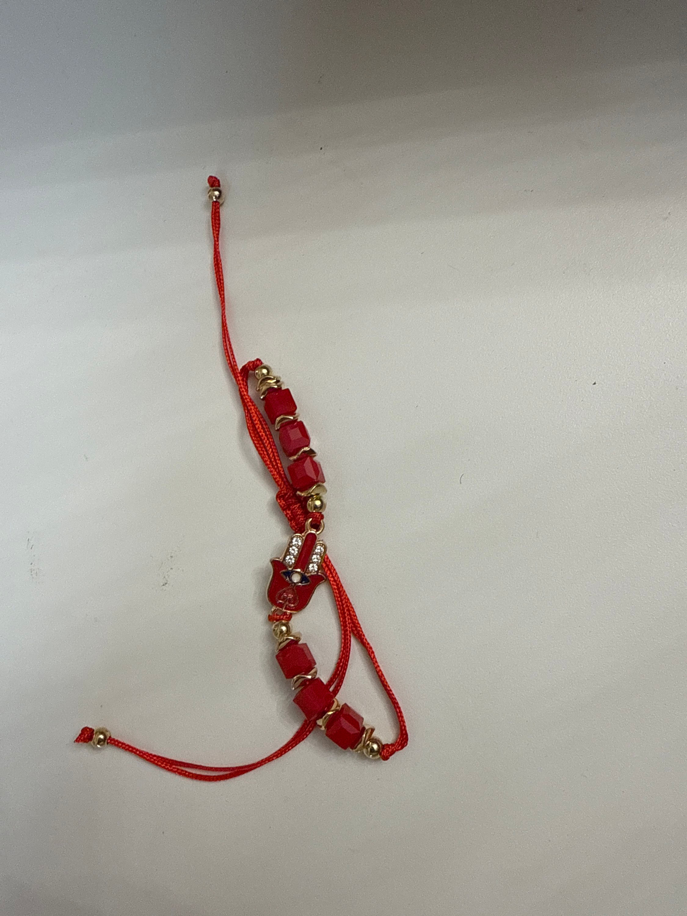 Red evil eye bracelet