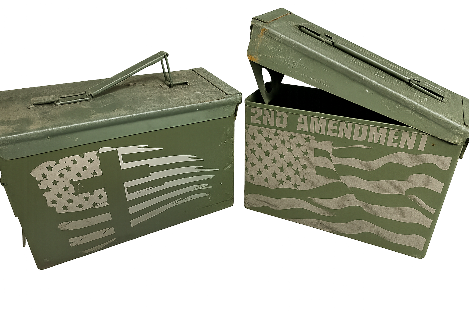 Customized Military Surplus Ammo Cans