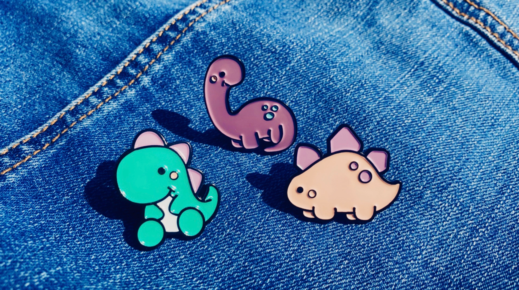 Baby Dinos pins