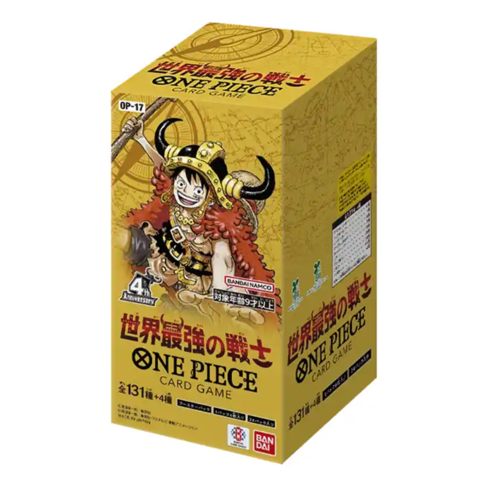 One Piece Card Game OP-17 The World's Strongest Warriors Booster Box Japanese