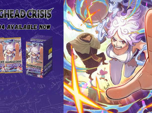 EB-04 Egghead Crisis Japanese One Piece TCG booster boxes and key artwork from Extra Booster 04
