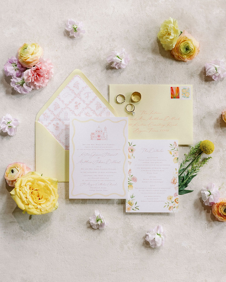 colorful wedding details 