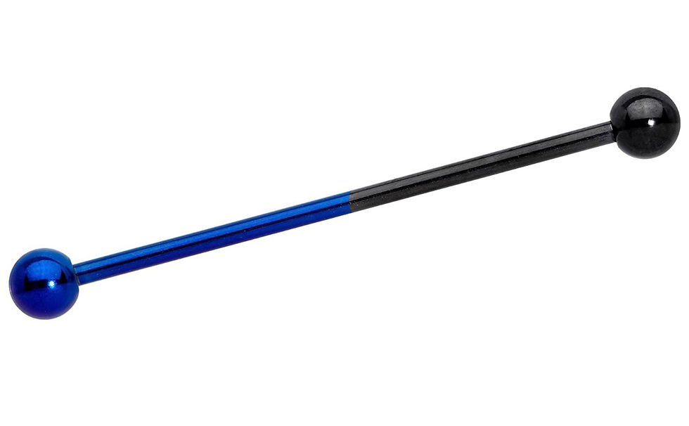 Thumbnail: Dual-Colored Industrial Piercing