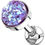 Thumbnail: Druzy Stone Purple Piercing