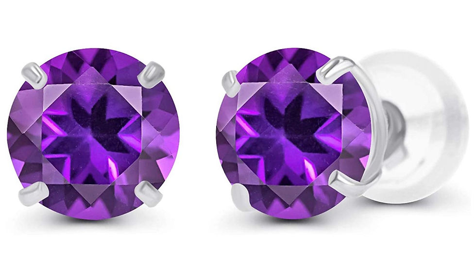 Thumbnail: Pure Gold Earrings - White Gold