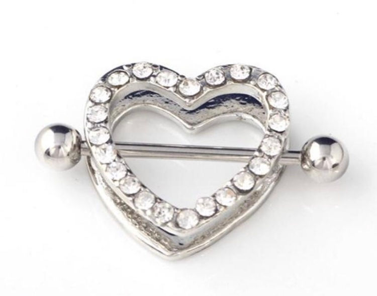 Thumbnail: Heart-shaped Nipple Piercing