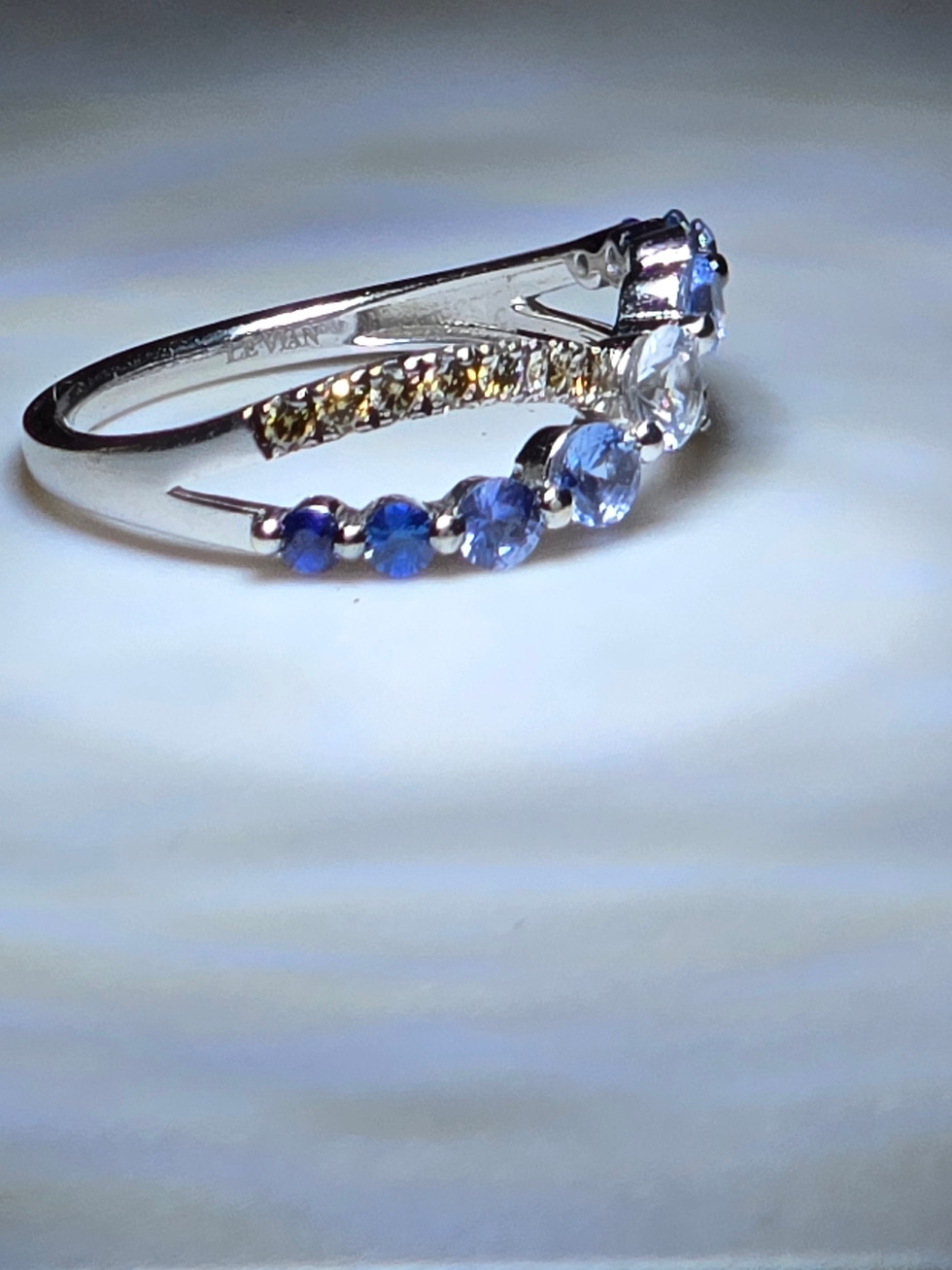 Thumbnail: Le Vian 14 K Sapphire Ombre ring