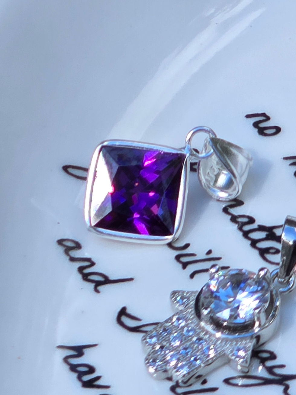 Thumbnail: Sterling Silver Gift Set – Earrings + Pendants – CZ Sparkle Colle