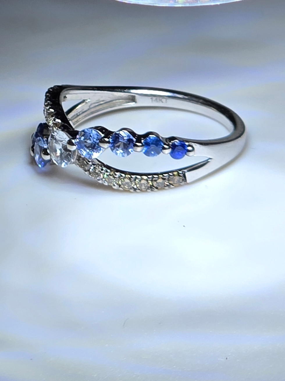 Thumbnail: Le Vian 14 K Sapphire Ombre ring