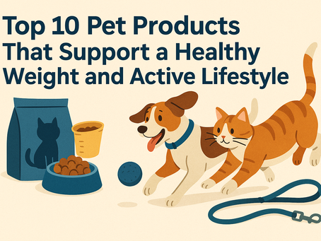 Top 10 Pet Products That Support a Healthy Weight and Active Lifestyle