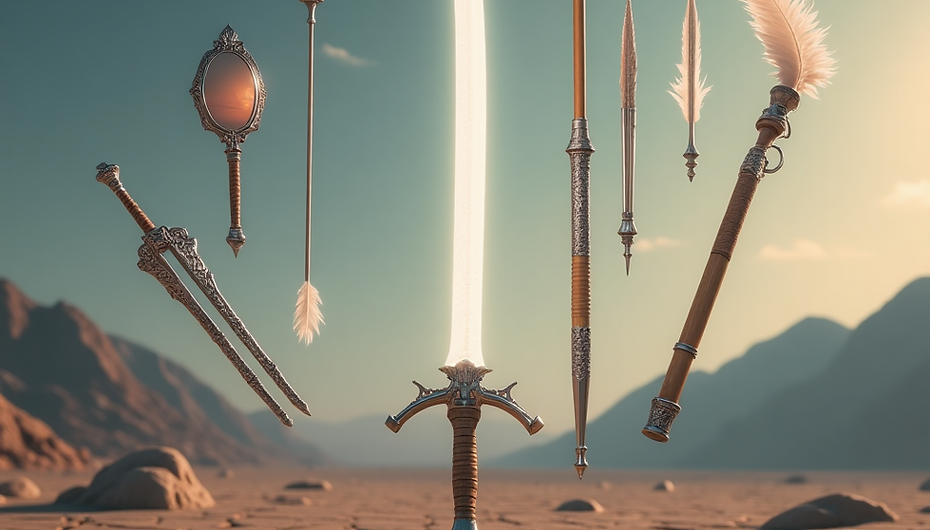 Anna_Arow_In_the_image__A_set_of_magical_weapons_floating_in_midair___A_glo_1cdcb0e2-e236-