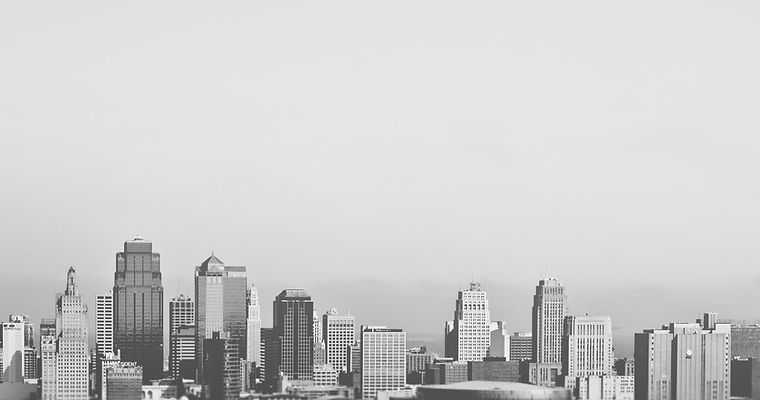 Black and White Skyline