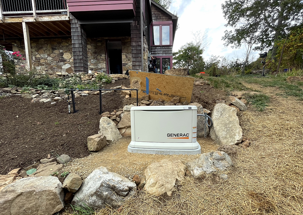 Working around boulders and natural rock walls is challenging but the end result is always worth it!