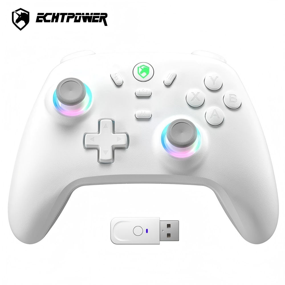 PC Game Controller with Hall Effect Joysticks (Zero Drift)
